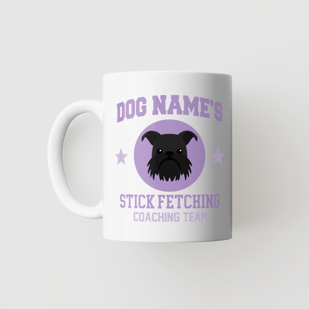 Stick Fetching Coaching Team: Personalized {breedFullName} Mug