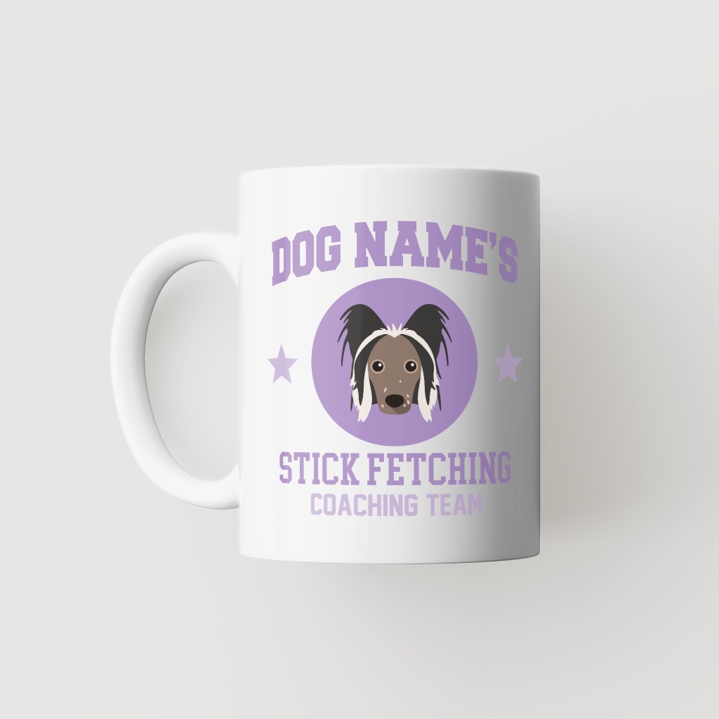 Stick Fetching Coaching Team: Personalized {breedFullName} Mug