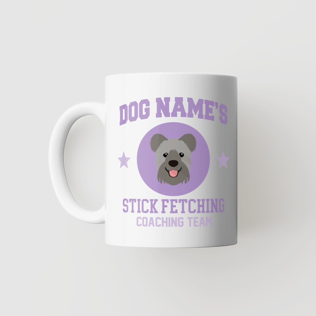 Stick Fetching Coaching Team: Personalized {breedFullName} Mug