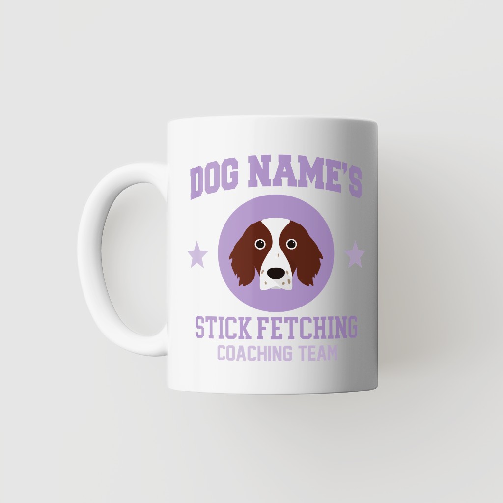 Stick Fetching Coaching Team: Personalized {breedFullName} Mug