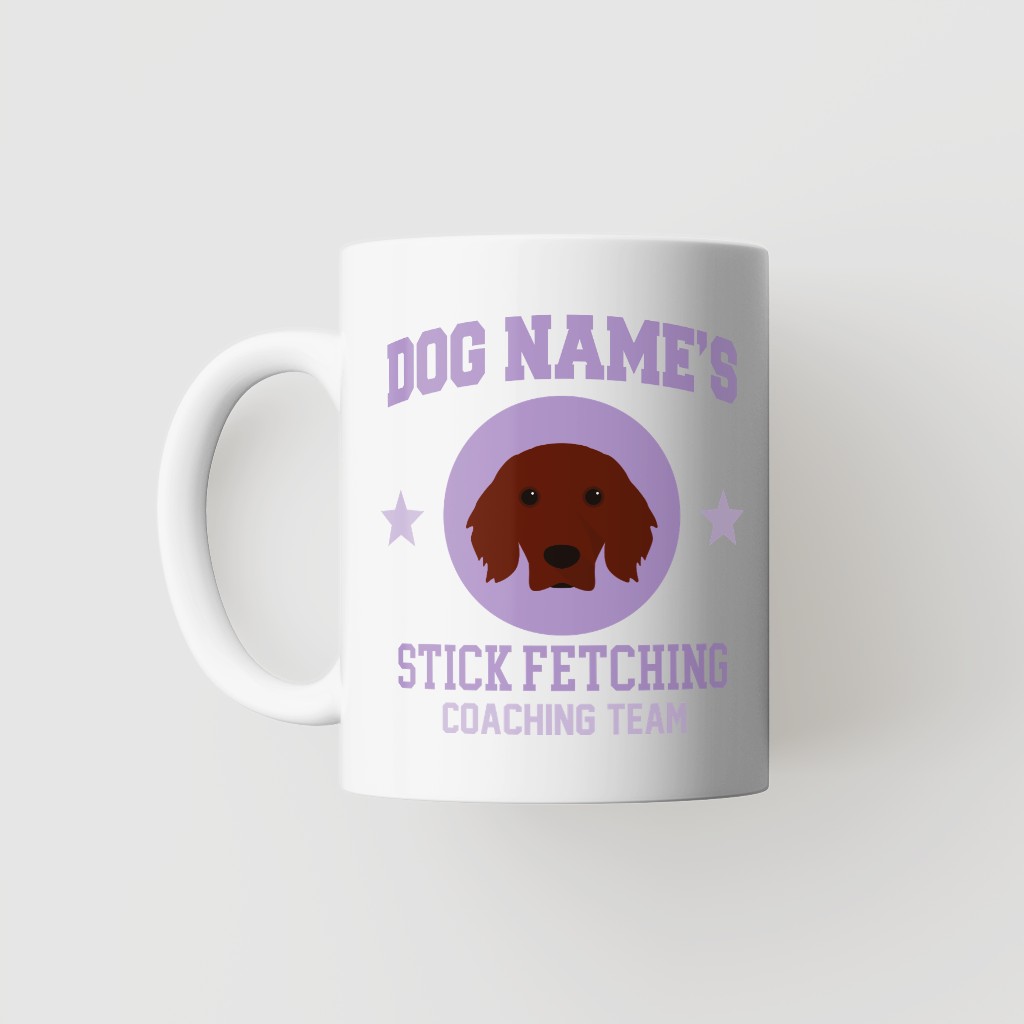Stick Fetching Coaching Team: Personalized {breedFullName} Mug