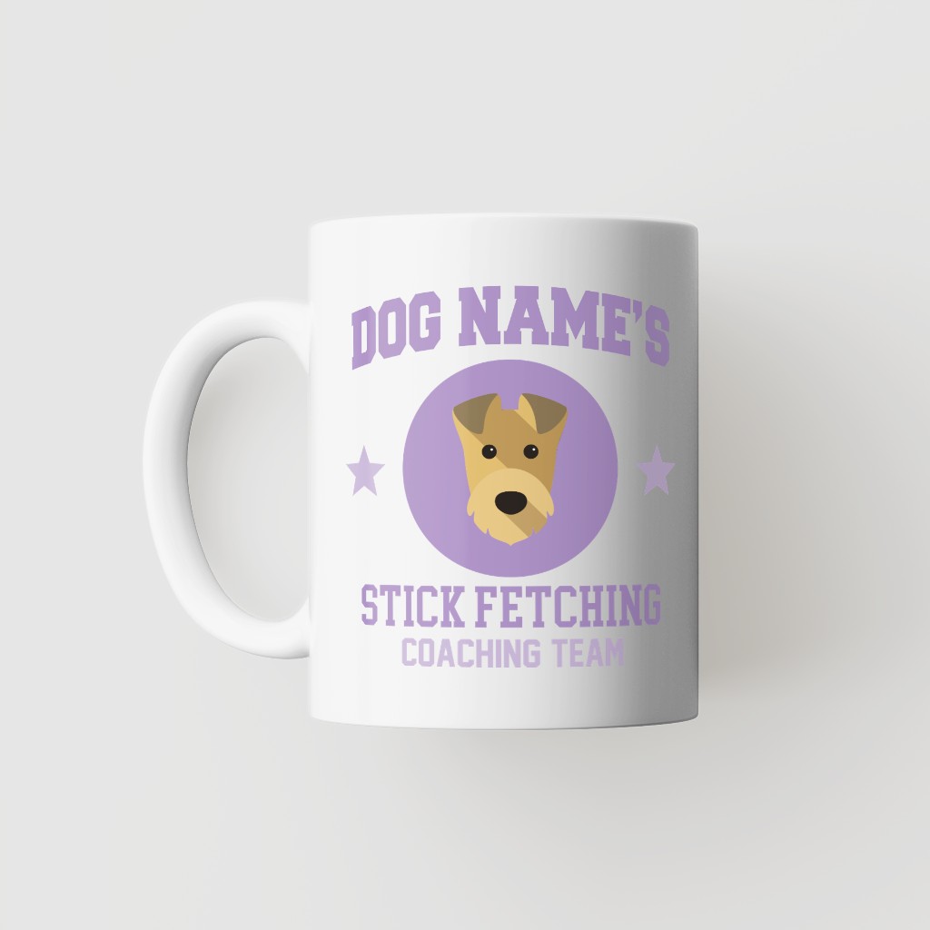 Stick Fetching Coaching Team: Personalized {breedFullName} Mug