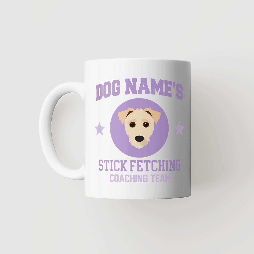 Stick Fetching Coaching Team: Personalized {breedFullName} Mug