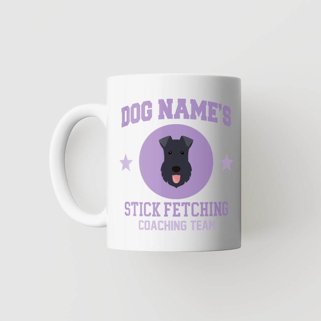 Stick Fetching Coaching Team: Personalized {breedFullName} Mug