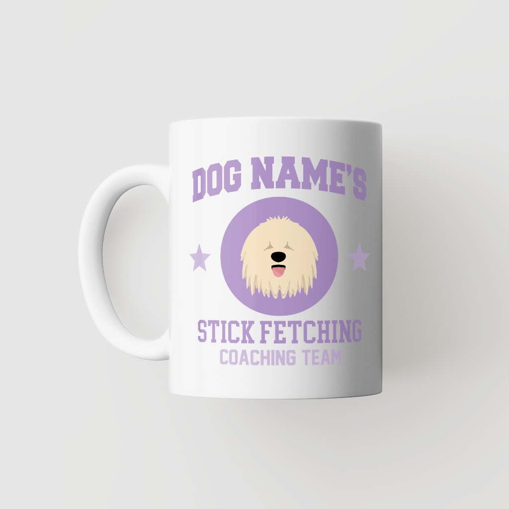 Stick Fetching Coaching Team: Personalized {breedFullName} Mug