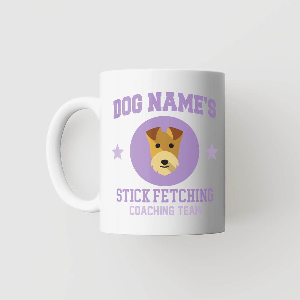 Stick Fetching Coaching Team: Personalized {breedFullName} Mug