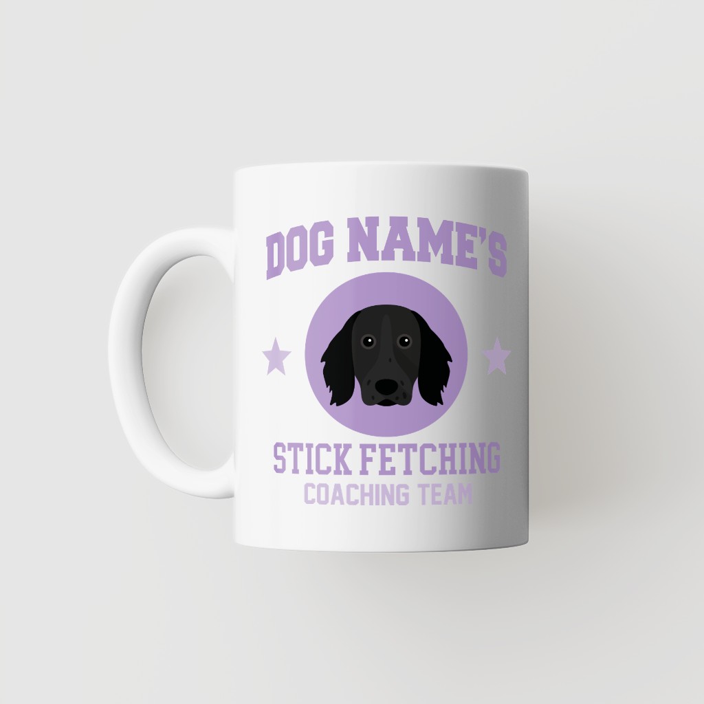 Stick Fetching Coaching Team: Personalized {breedFullName} Mug