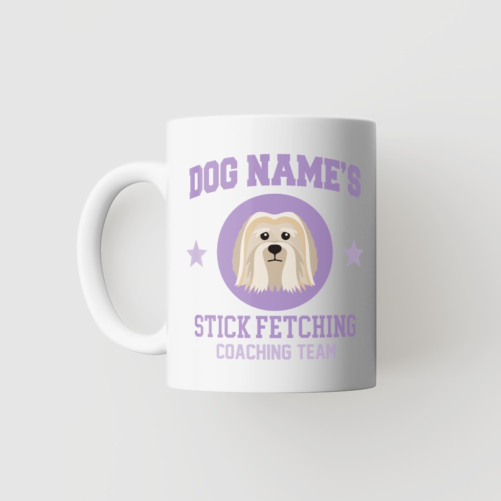 Stick Fetching Coaching Team: Personalized {breedFullName} Mug