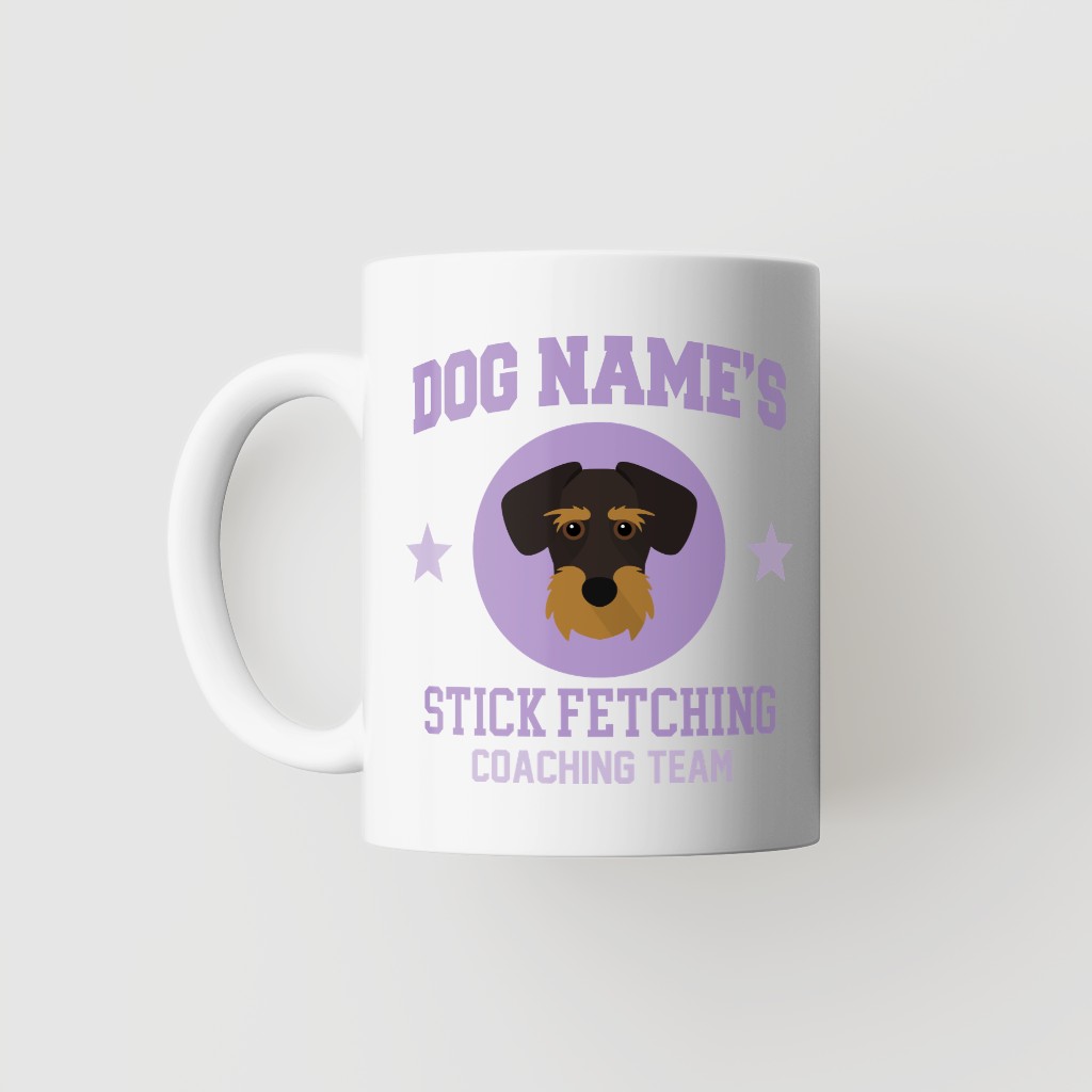 Stick Fetching Coaching Team: Personalized {breedFullName} Mug