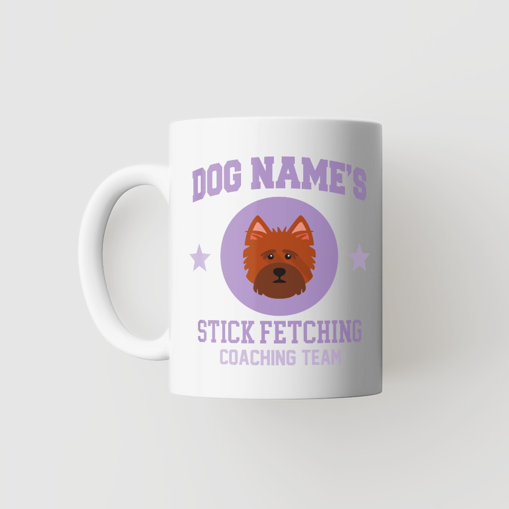 Stick Fetching Coaching Team: Personalized {breedFullName} Mug
