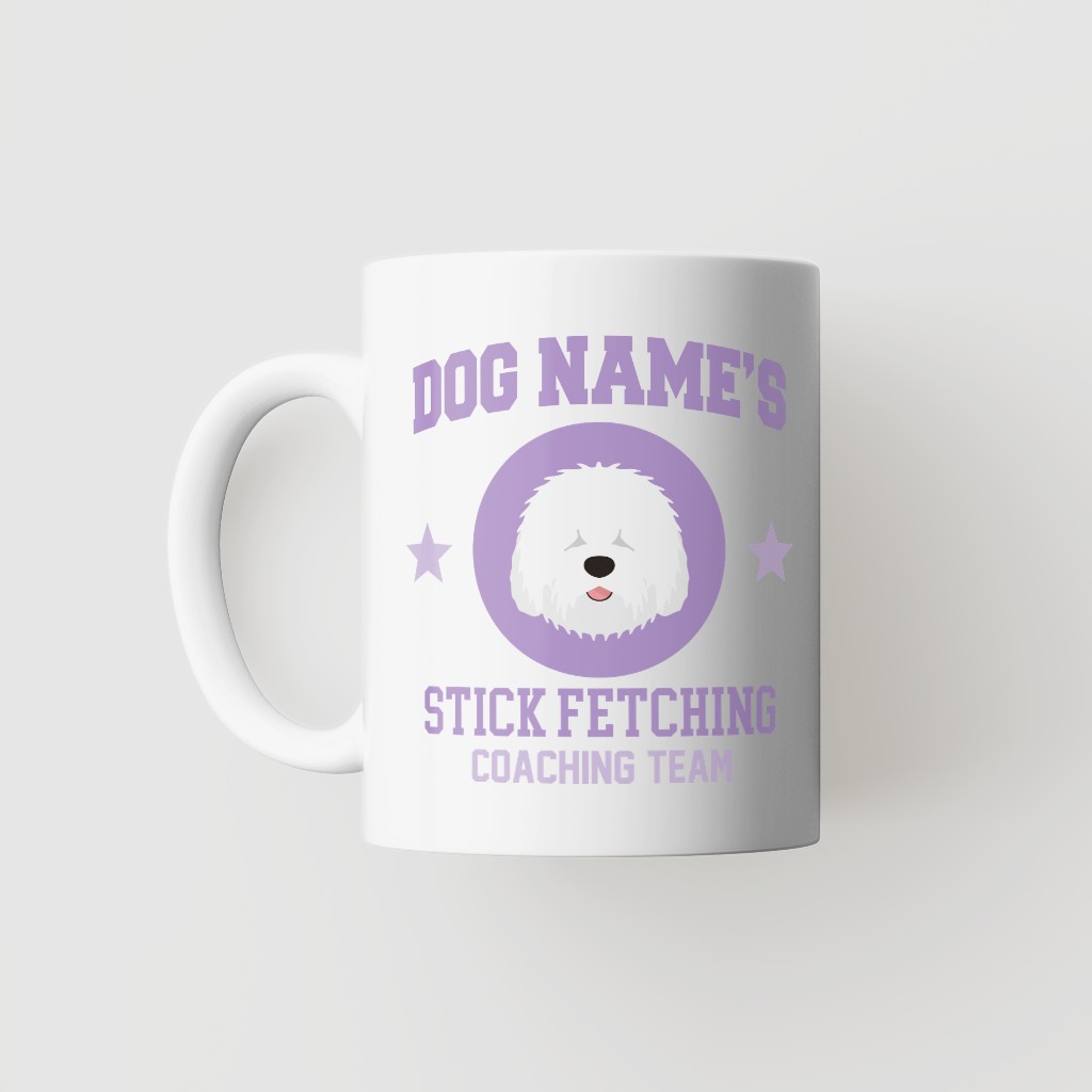 Stick Fetching Coaching Team: Personalized {breedFullName} Mug
