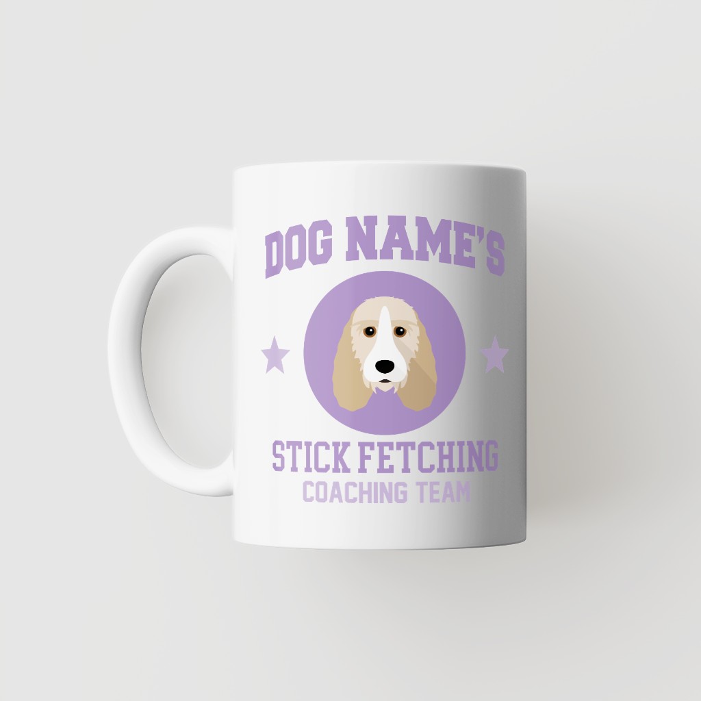 Stick Fetching Coaching Team: Personalized {breedFullName} Mug