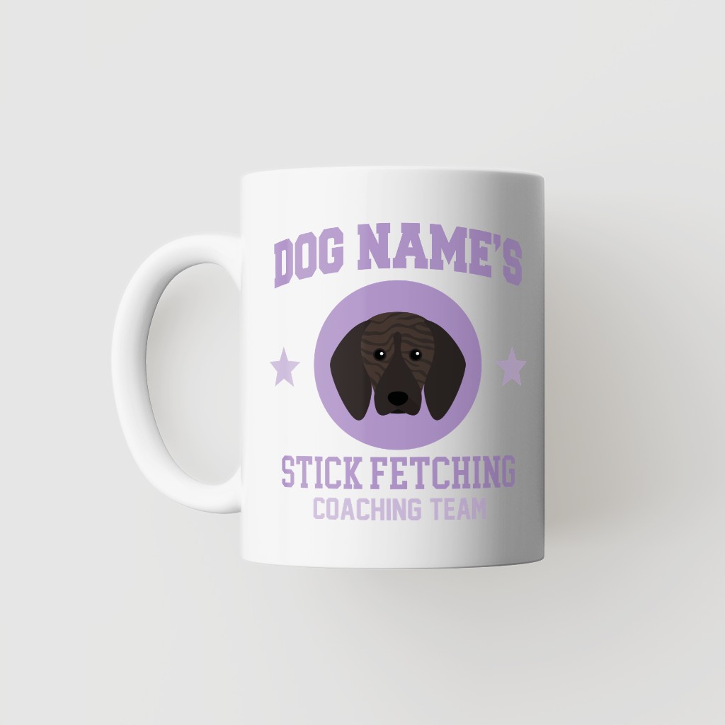 Stick Fetching Coaching Team: Personalized {breedFullName} Mug