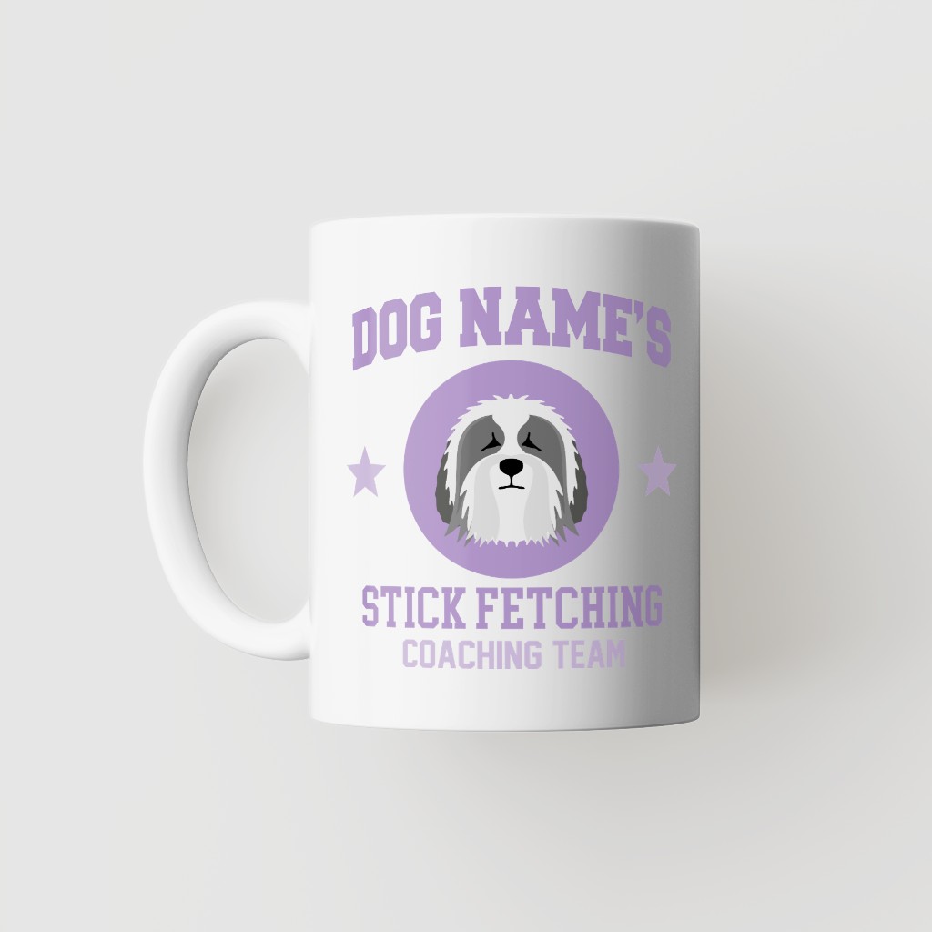 Stick Fetching Coaching Team: Personalised {breedFullName} Mug
