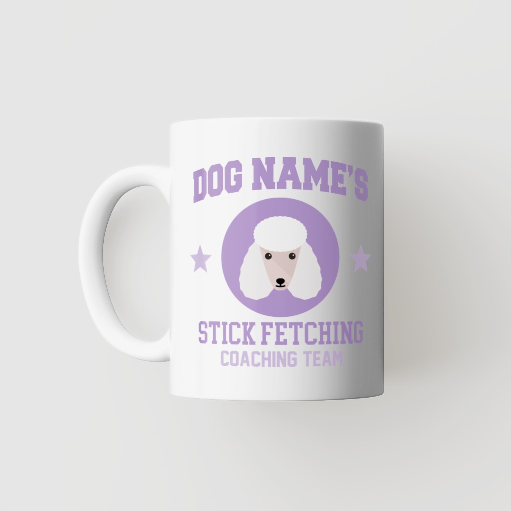Stick Fetching Coaching Team: Personalized {breedFullName} Mug