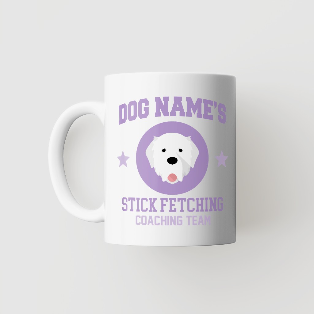 Stick Fetching Coaching Team: Personalized {breedFullName} Mug