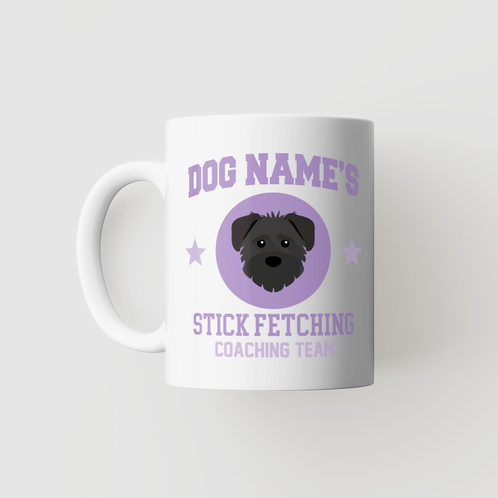 Stick Fetching Coaching Team: Personalized {breedFullName} Mug