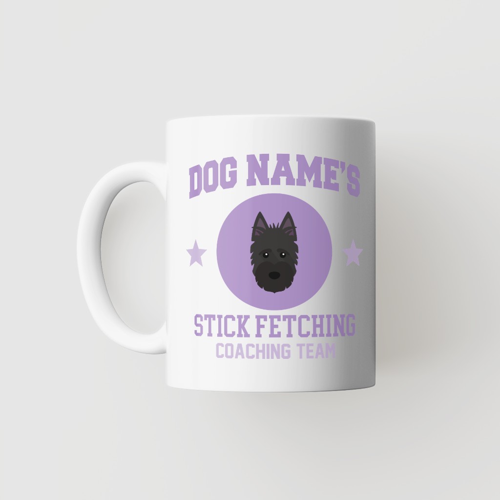 Stick Fetching Coaching Team: Personalized {breedFullName} Mug