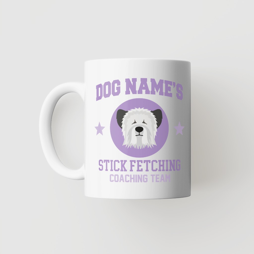 Stick Fetching Coaching Team: Personalized {breedFullName} Mug