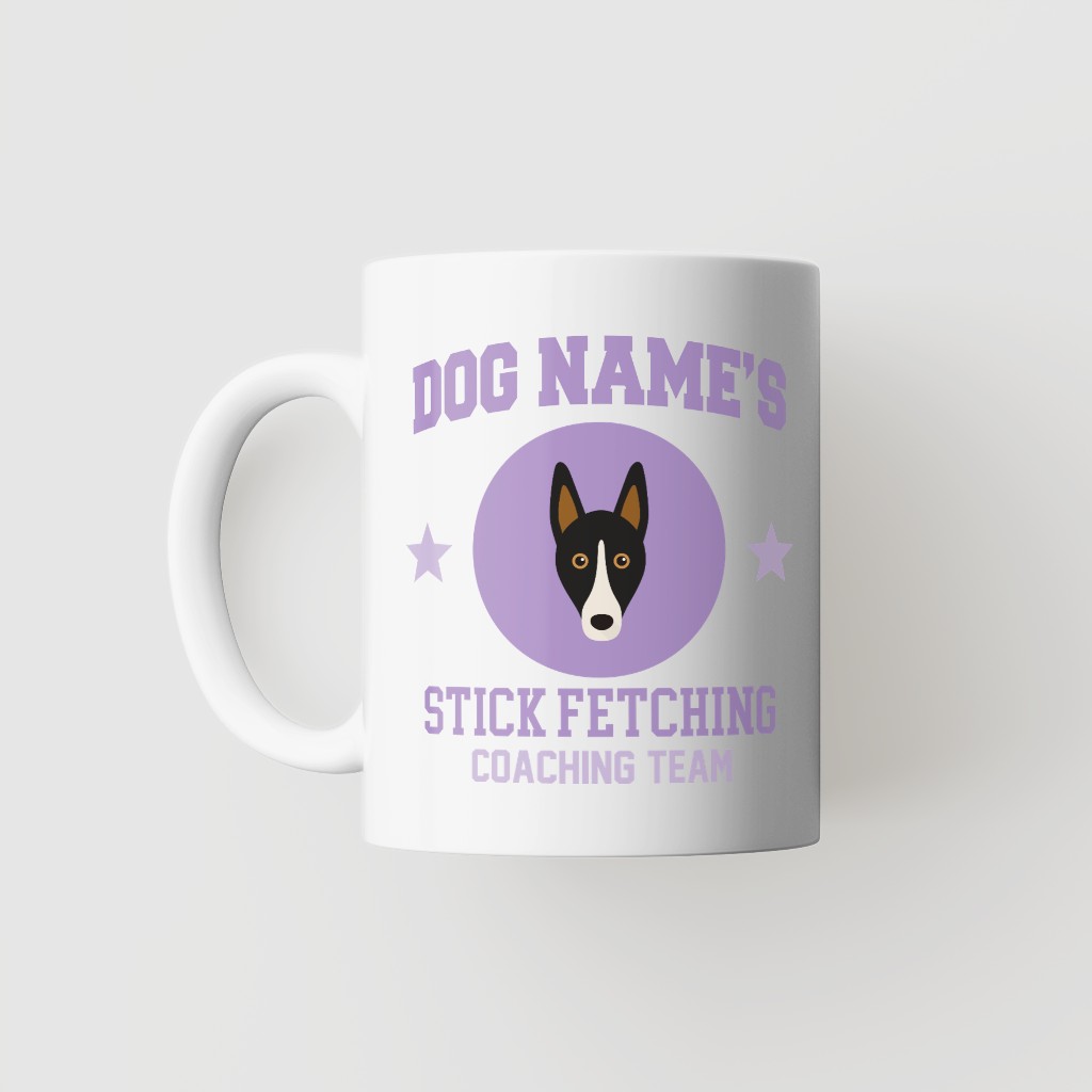 Stick Fetching Coaching Team: Personalized {breedFullName} Mug