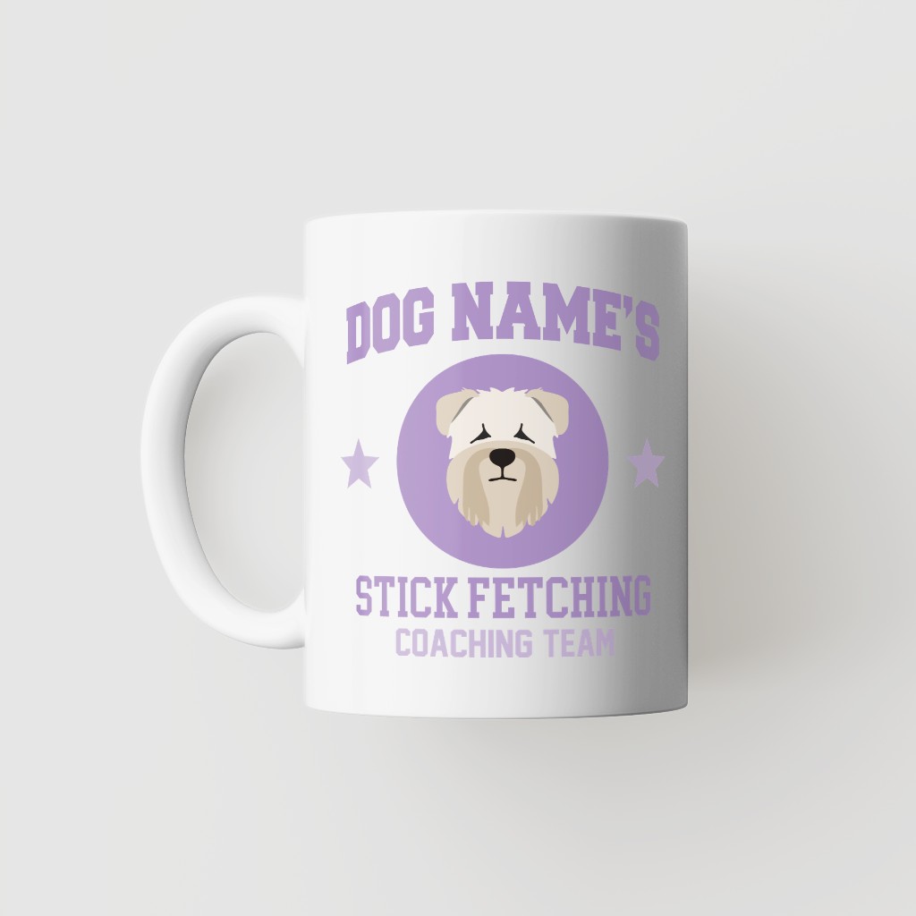 Stick Fetching Coaching Team: Personalized {breedFullName} Mug