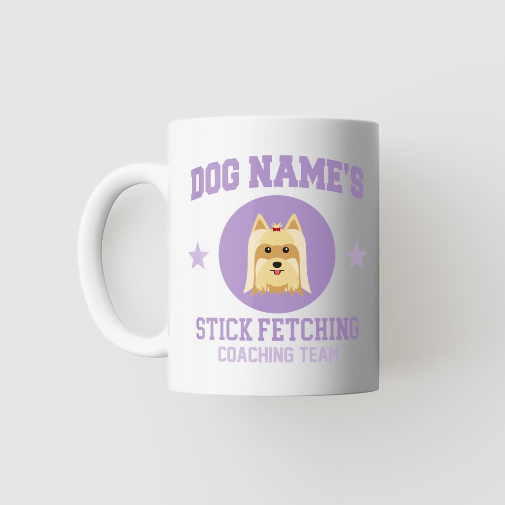 Stick Fetching Coaching Team: Personalized {breedFullName} Mug