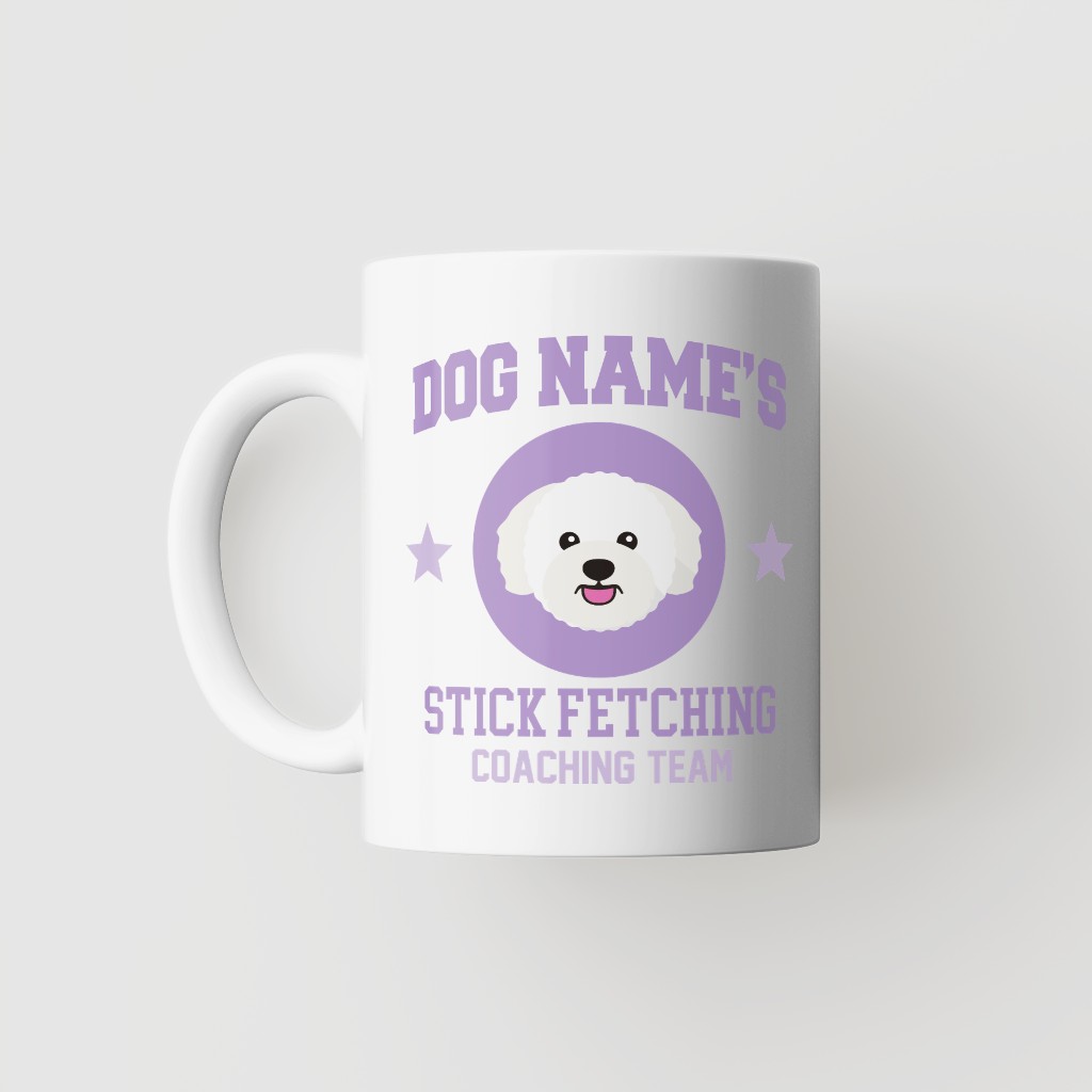 Stick Fetching Coaching Team: Personalized {breedFullName} Mug