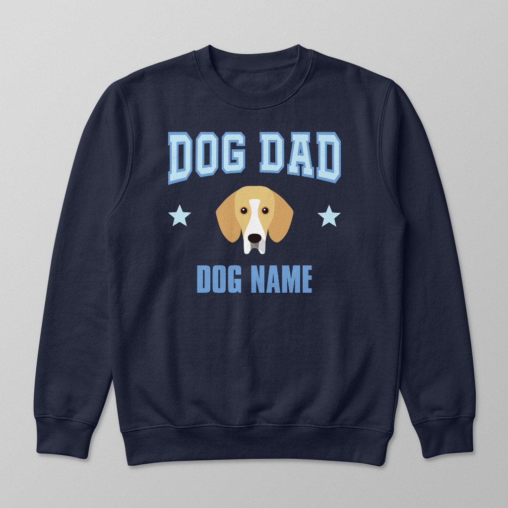 Dog Dad: Personalized {breedFullName} Sweatshirt