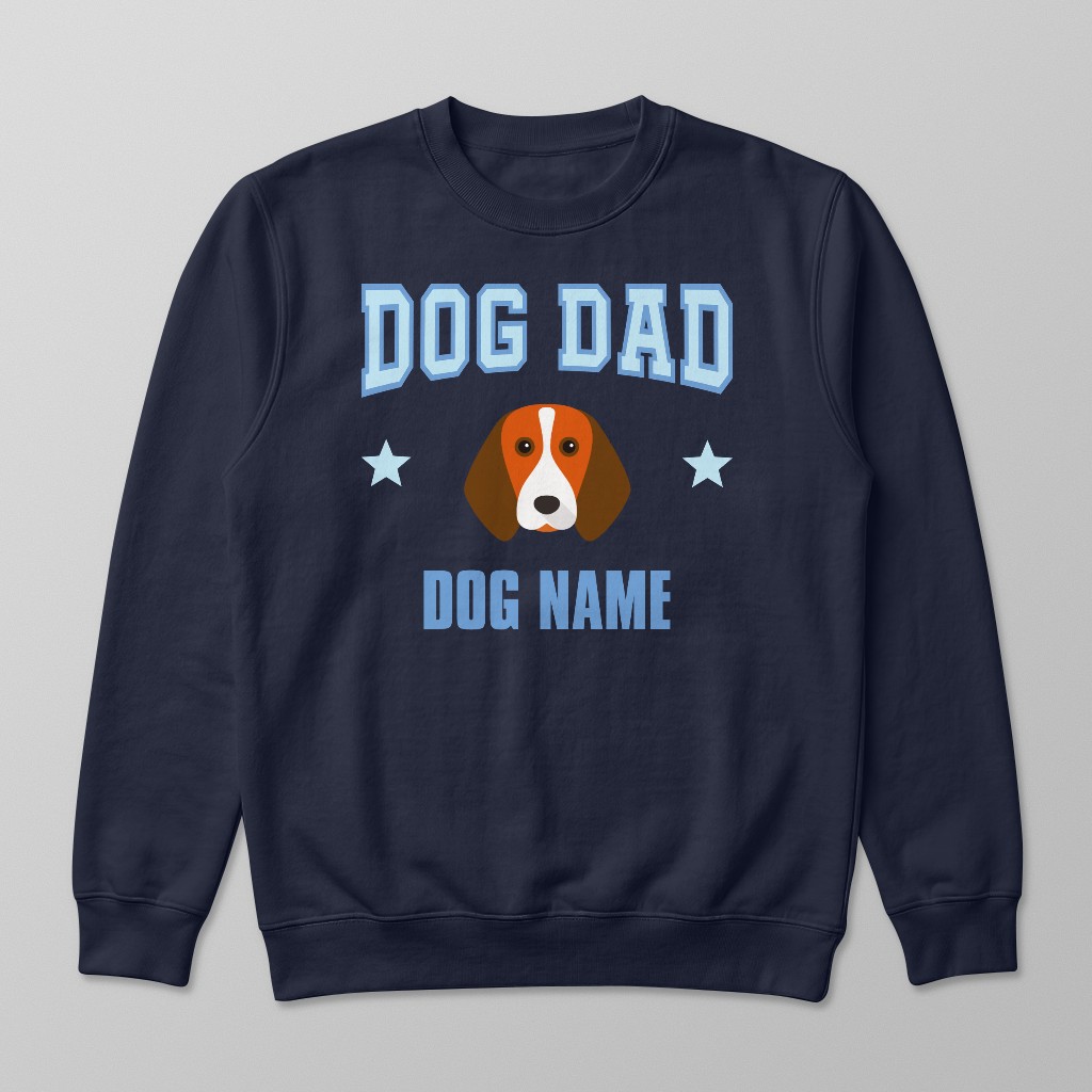 Dog Dad: Personalized {breedFullName} Sweatshirt
