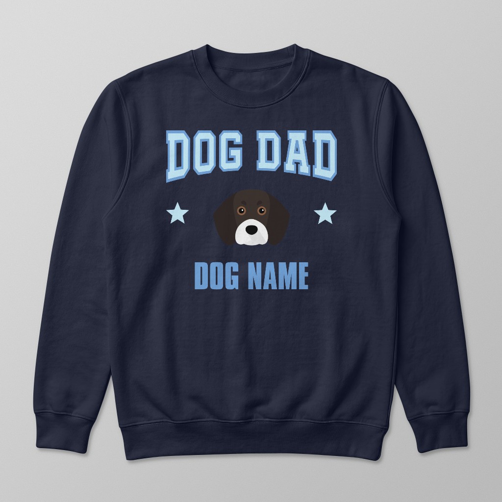 Dog Dad: Personalized {breedFullName} Sweatshirt