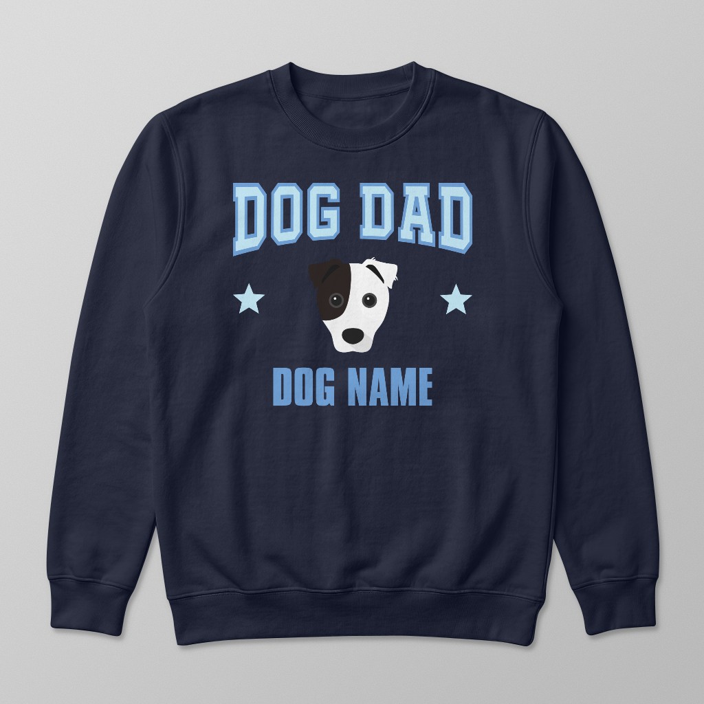 Dog Dad: Personalized {breedFullName} Sweatshirt