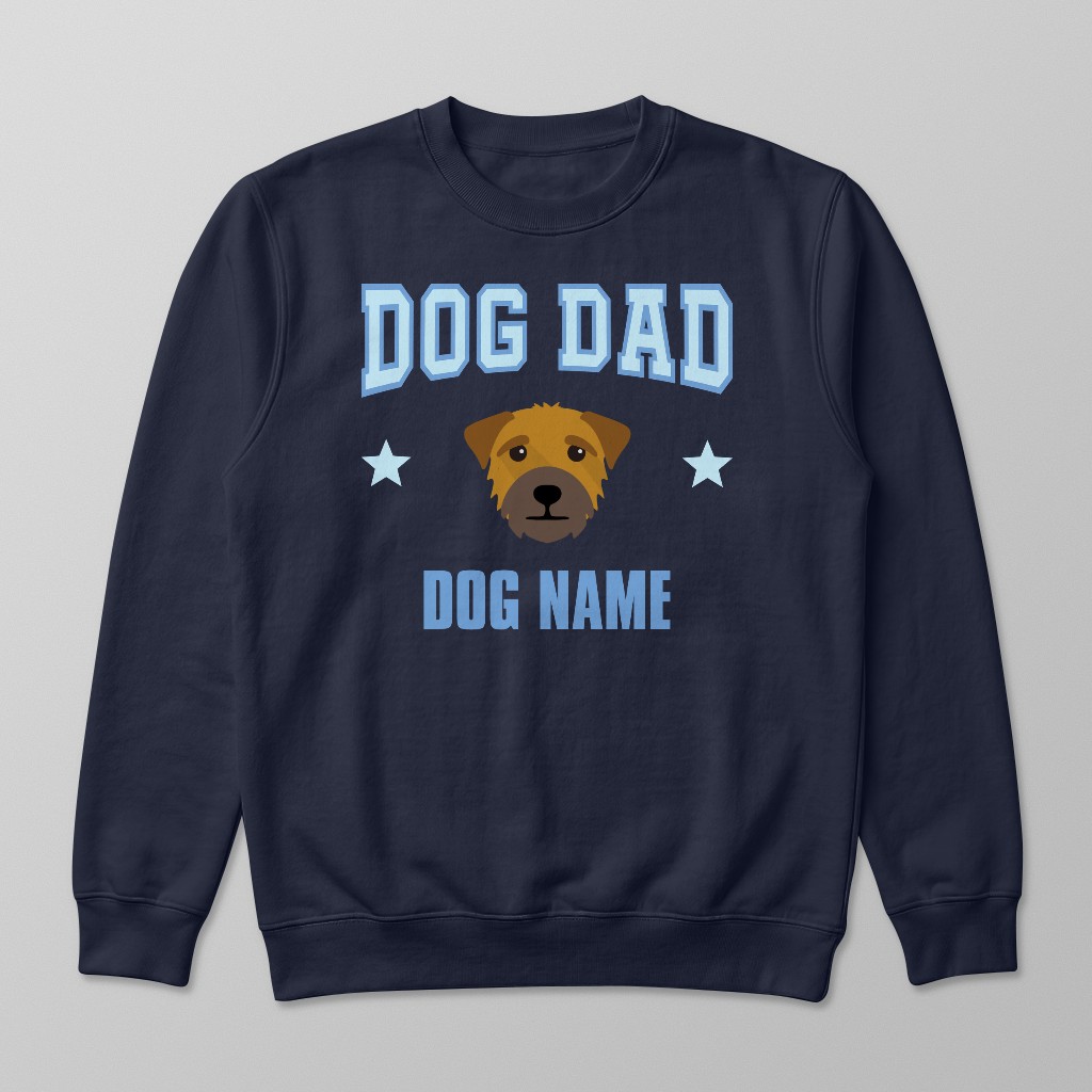 Dog Dad: Personalized {breedFullName} Sweatshirt