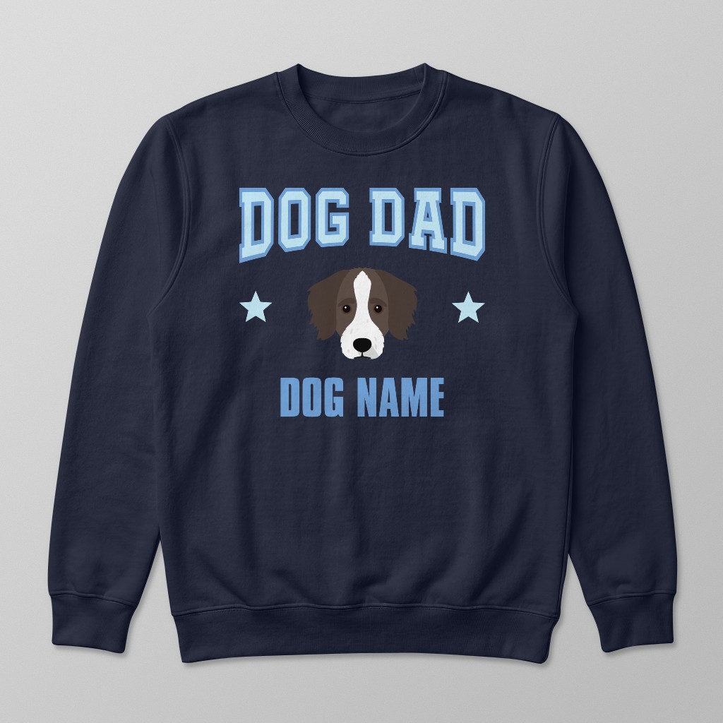Dog Dad: Personalized {breedFullName} Sweatshirt