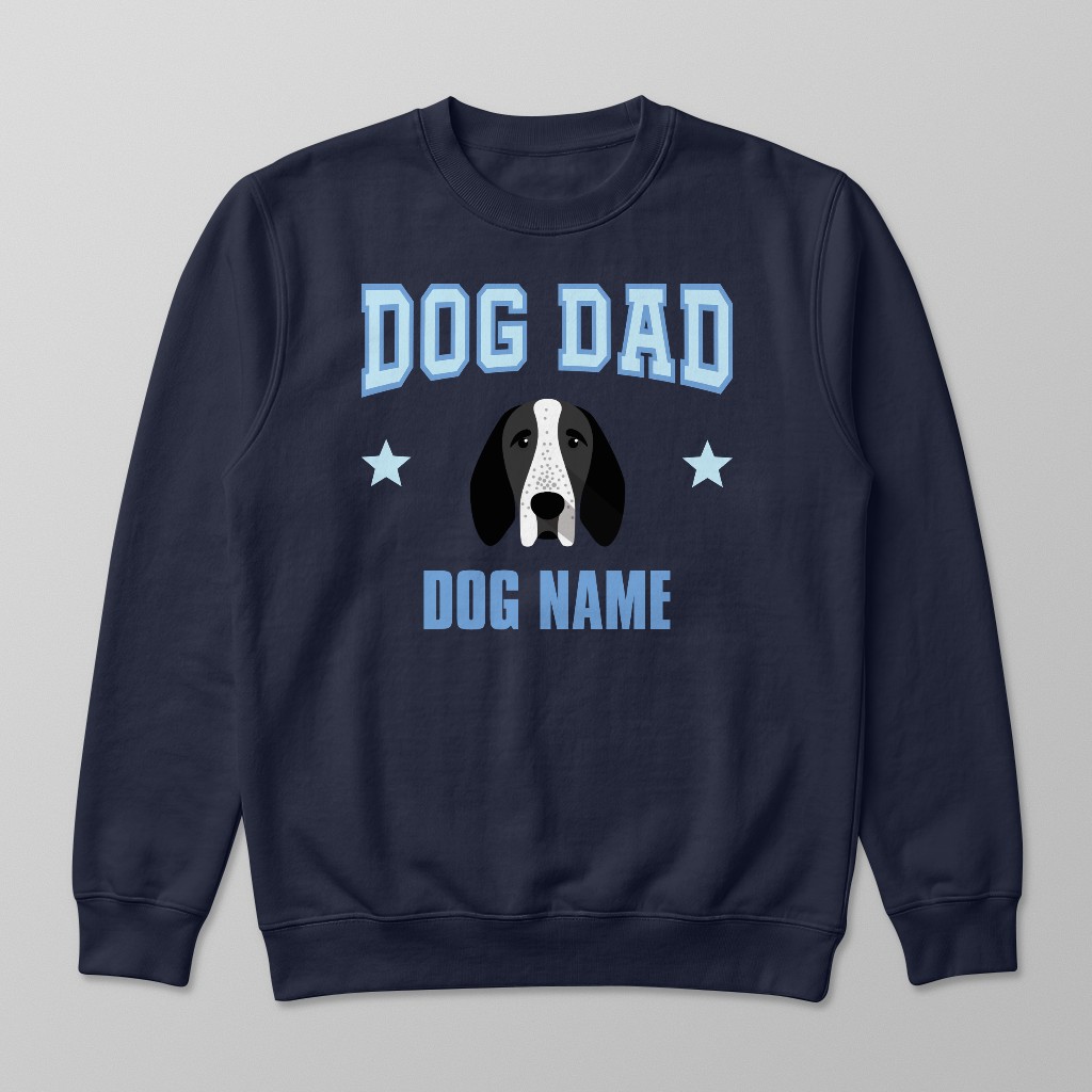 Dog Dad: Personalized {breedFullName} Sweatshirt
