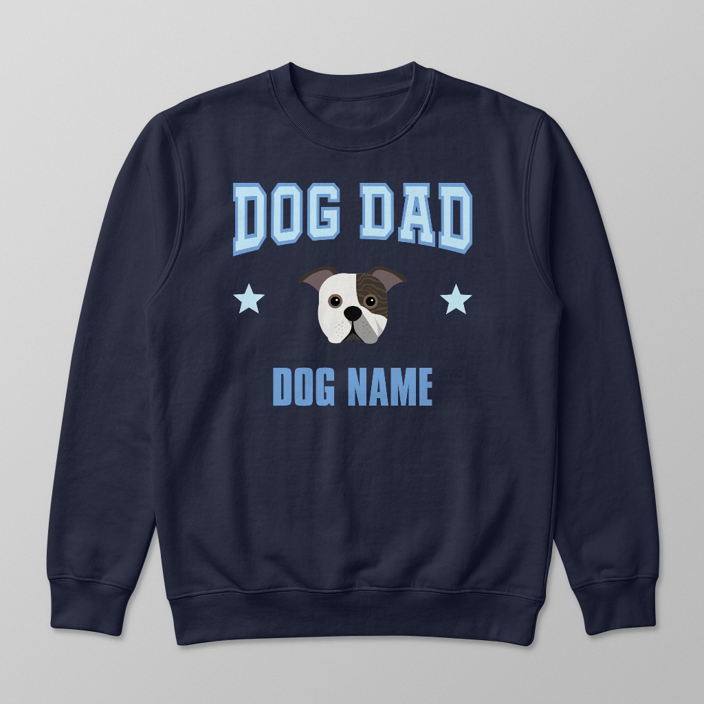 Dog Dad: Personalized {breedFullName} Sweatshirt