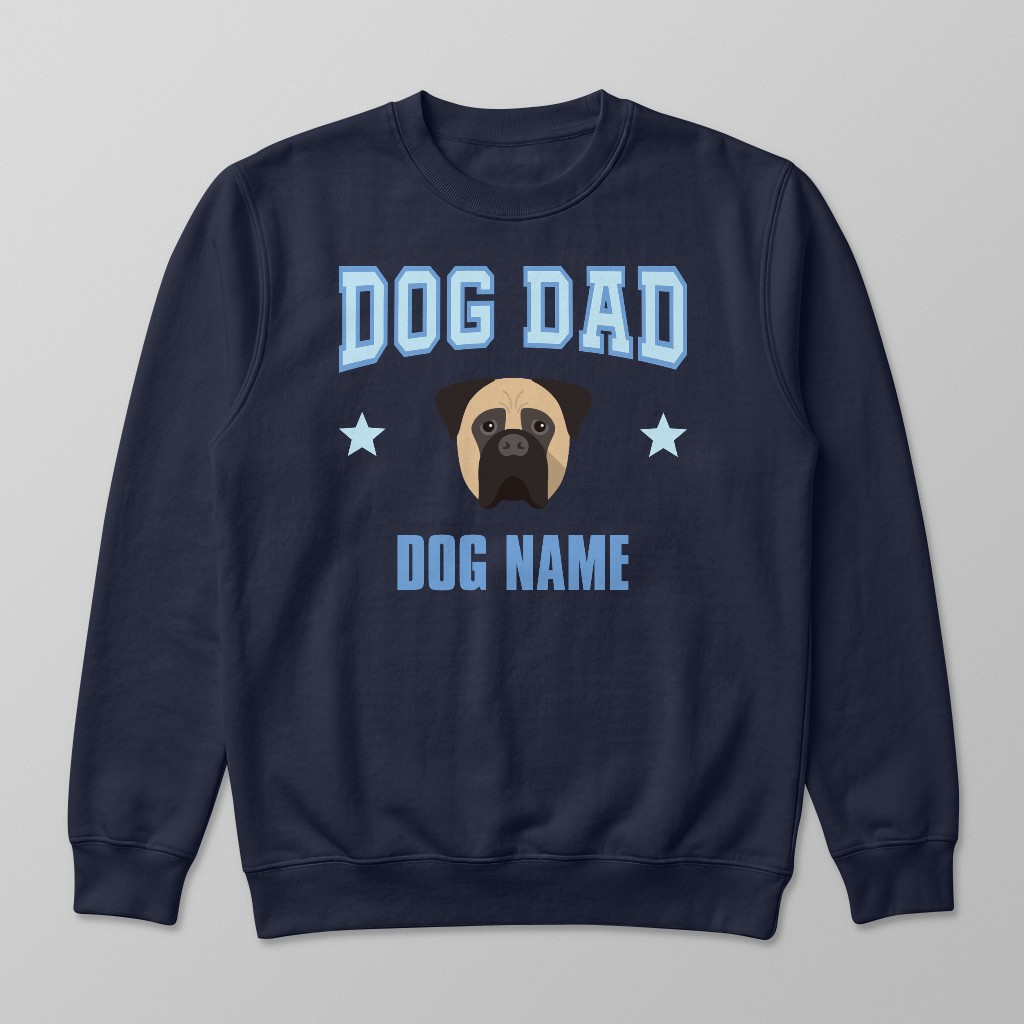 Dog Dad: Personalized {breedFullName} Sweatshirt