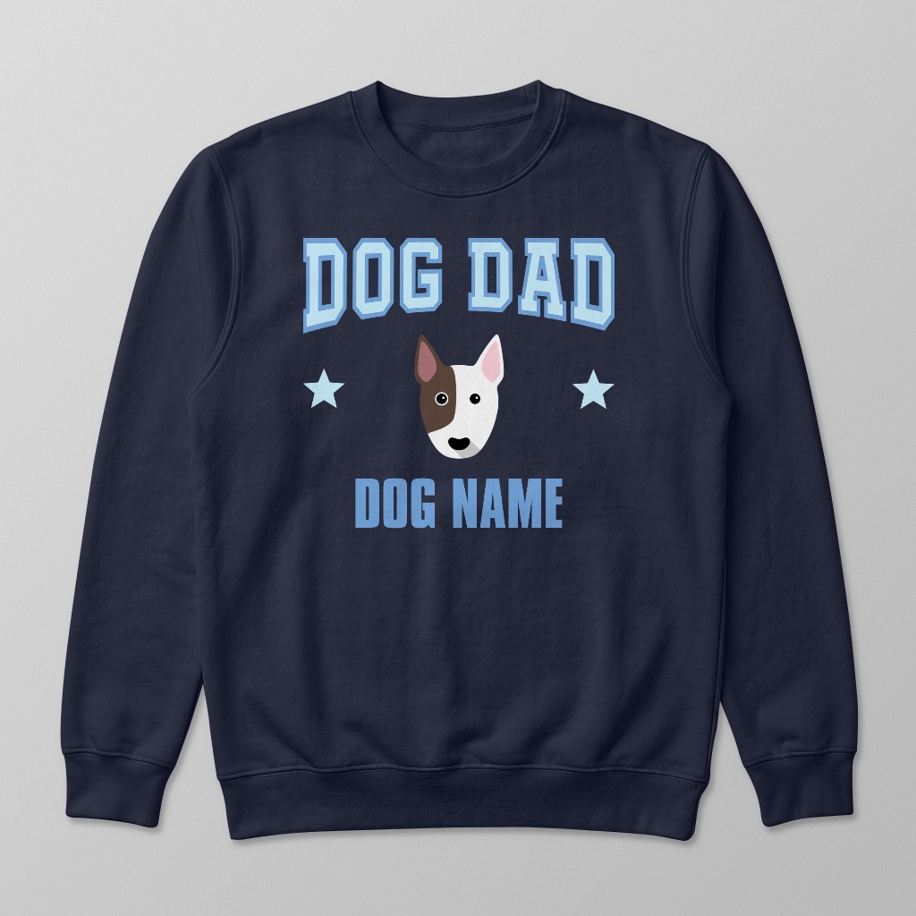 Dog Dad: Personalized {breedFullName} Sweatshirt