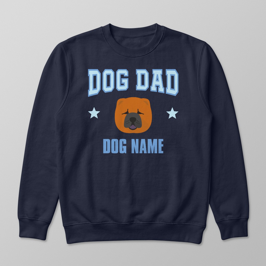 Dog Dad: Personalized {breedFullName} Sweatshirt