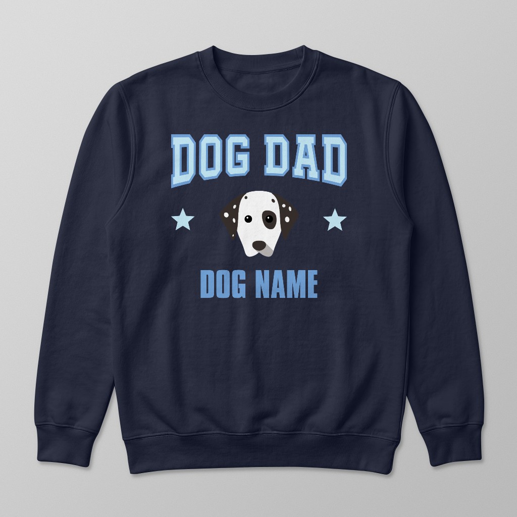 Dog Dad: Personalized {breedFullName} Sweatshirt
