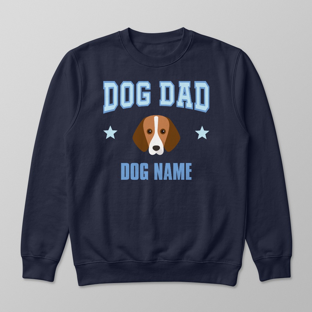 Dog Dad: Personalized {breedFullName} Sweatshirt