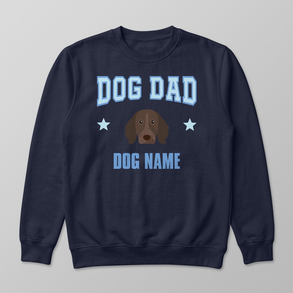 Dog Dad: Personalized {breedFullName} Sweatshirt