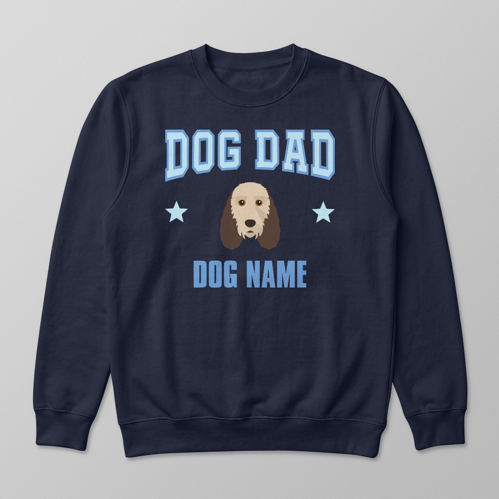 Dog Dad: Personalized {breedFullName} Sweatshirt