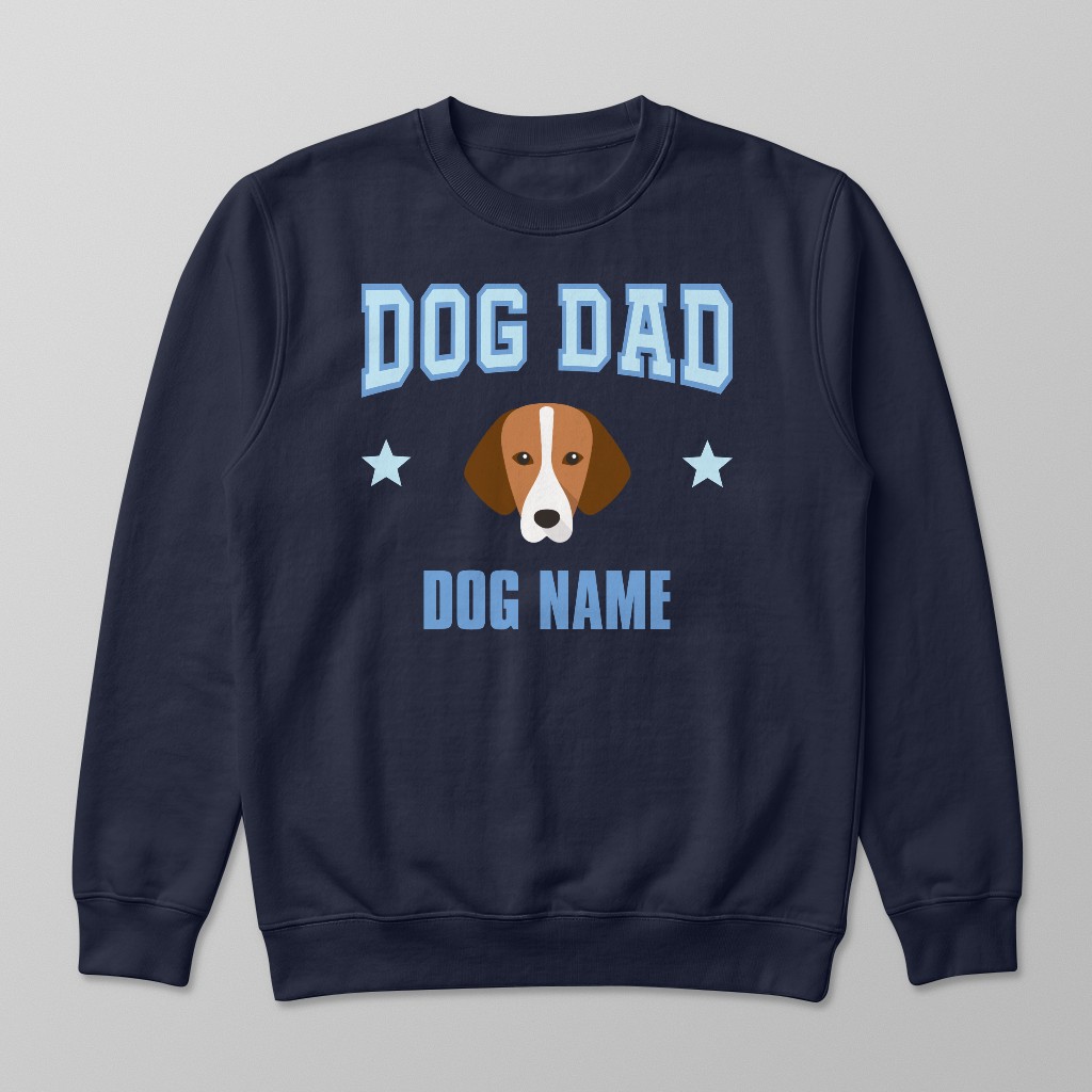 Dog Dad: Personalized {breedFullName} Sweatshirt
