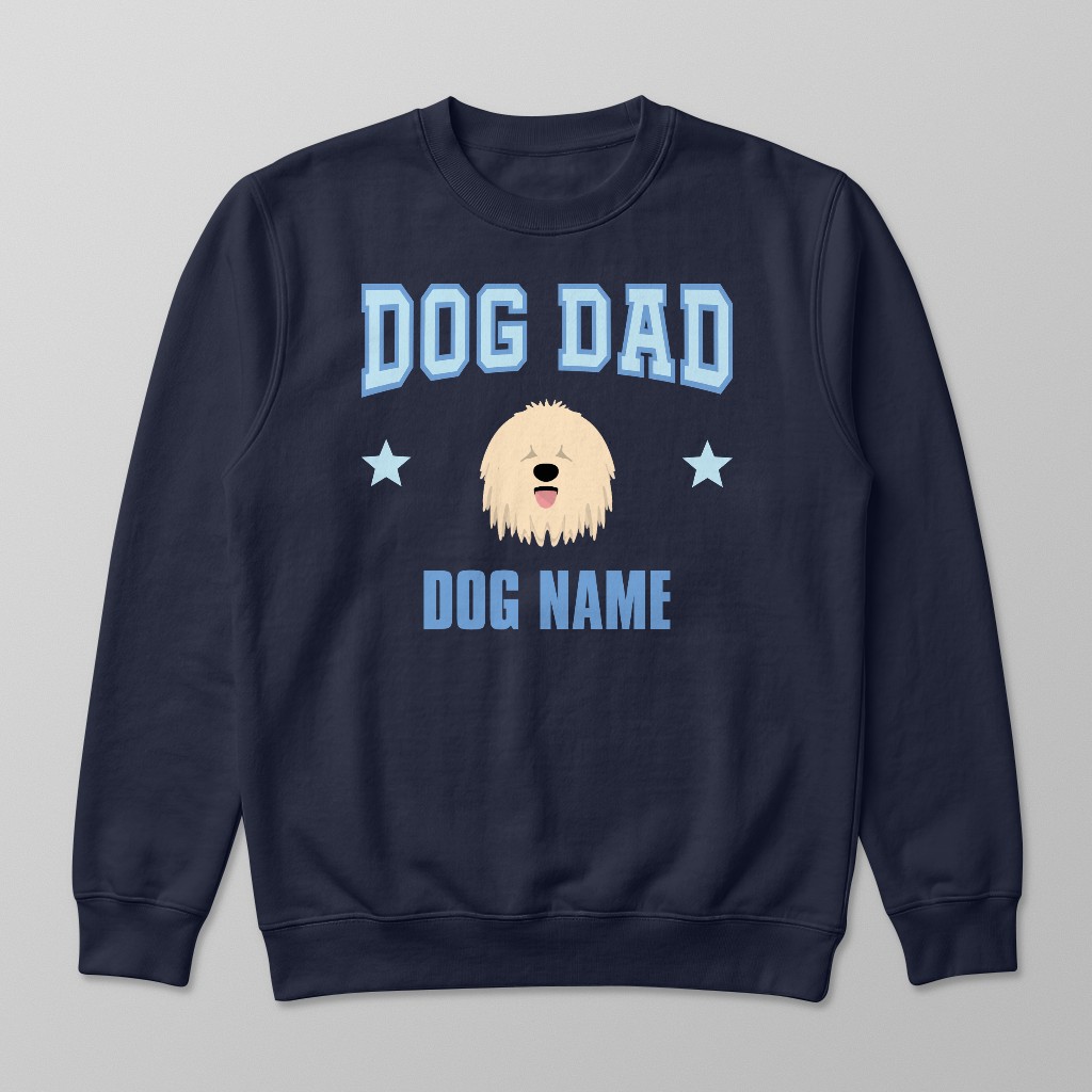 Dog Dad: Personalized {breedFullName} Sweatshirt