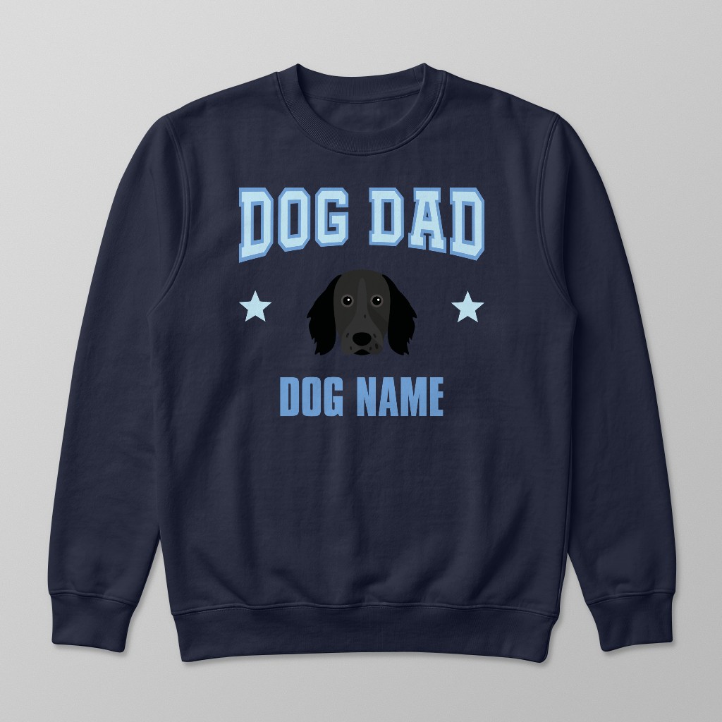 Dog Dad: Personalized {breedFullName} Sweatshirt