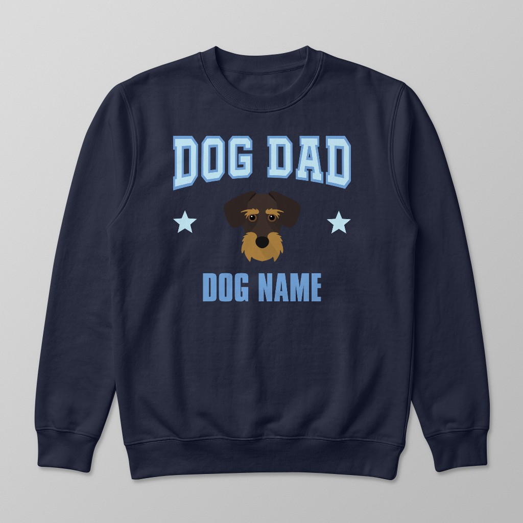 Dog Dad: Personalized {breedFullName} Sweatshirt