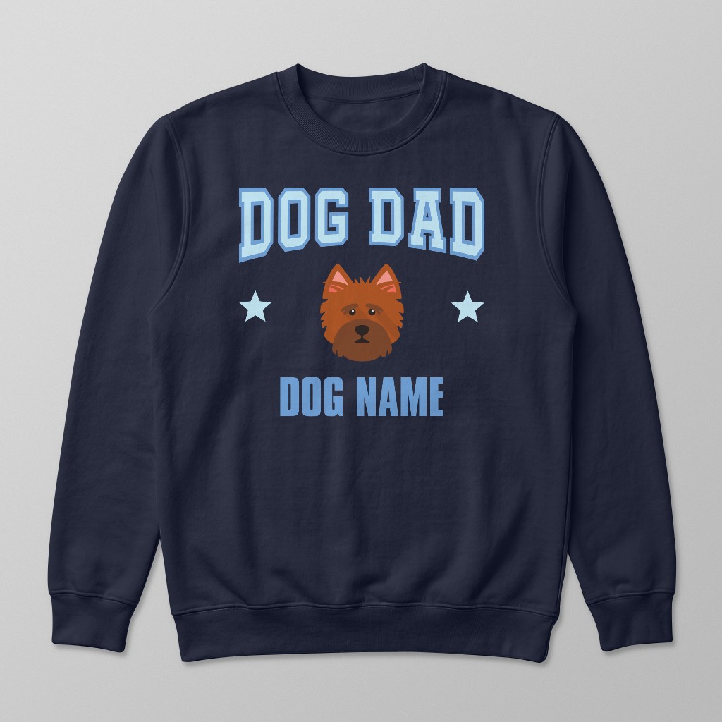 Dog Dad: Personalized {breedFullName} Sweatshirt