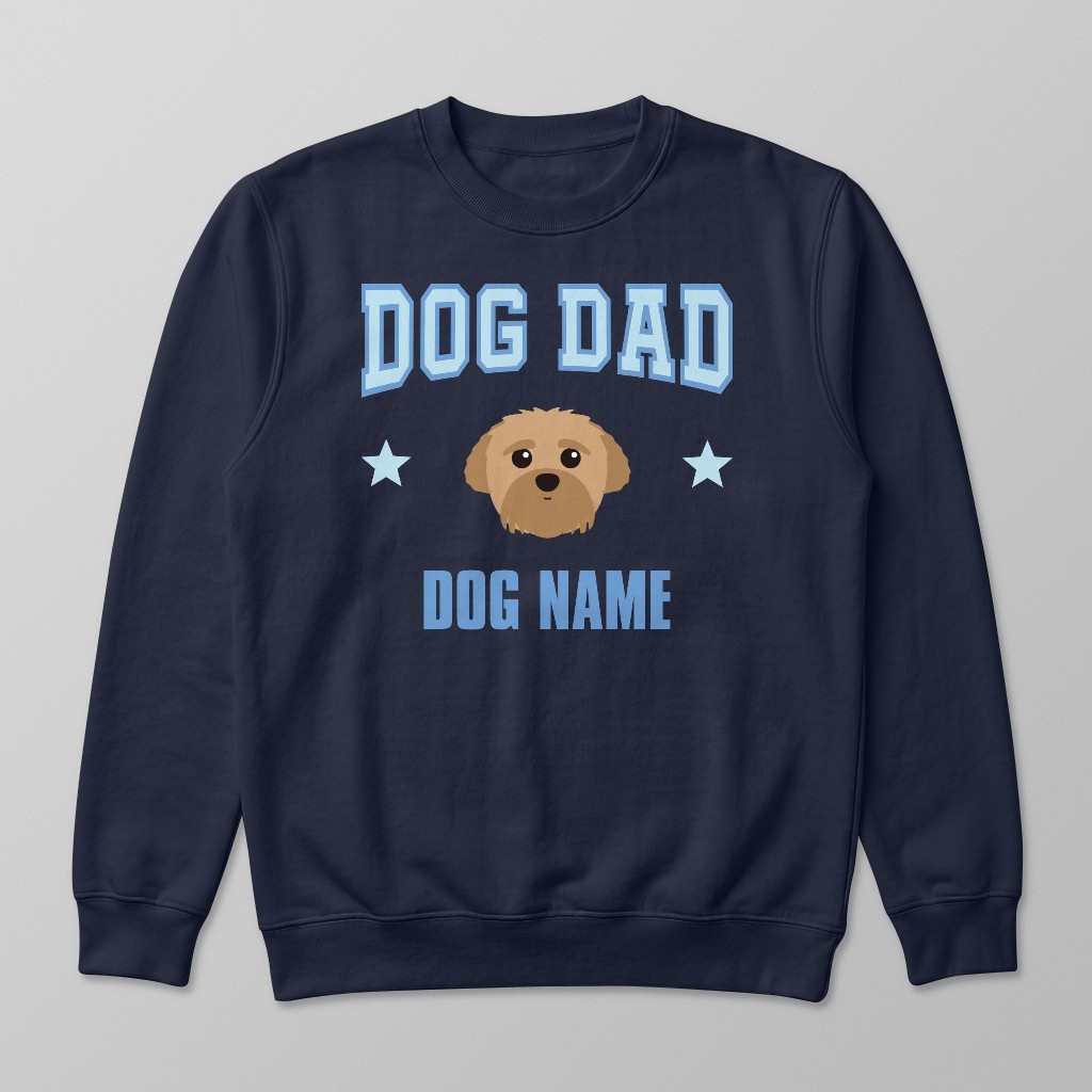 Dog Dad: Personalized {breedFullName} Sweatshirt