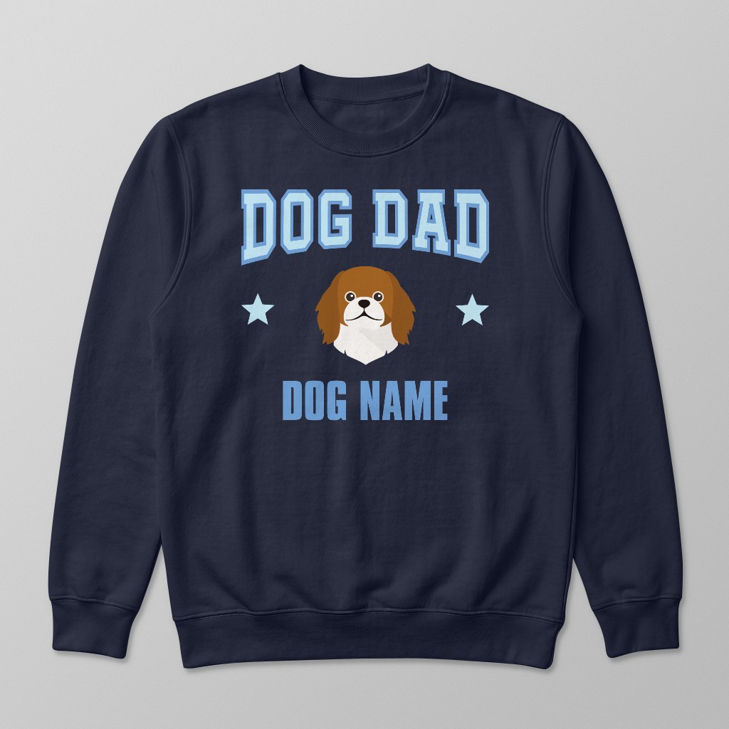 Dog Dad: Personalized {breedFullName} Sweatshirt