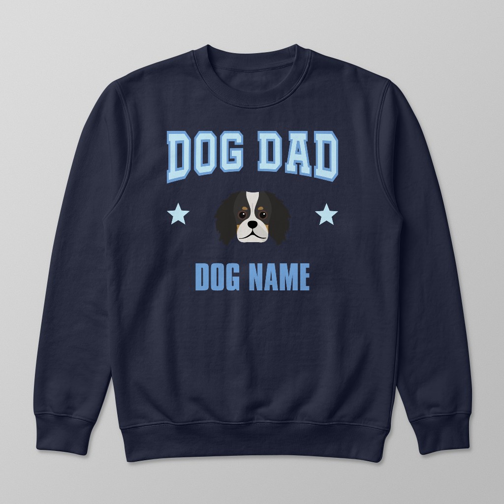 Dog Dad: Personalized {breedFullName} Sweatshirt